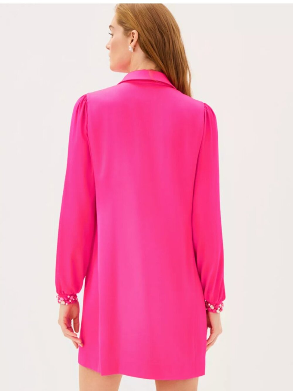 Lilly Pulitzer Harmonee Shirtdress Parigi Pink Size 4 - Picture 2 of 5